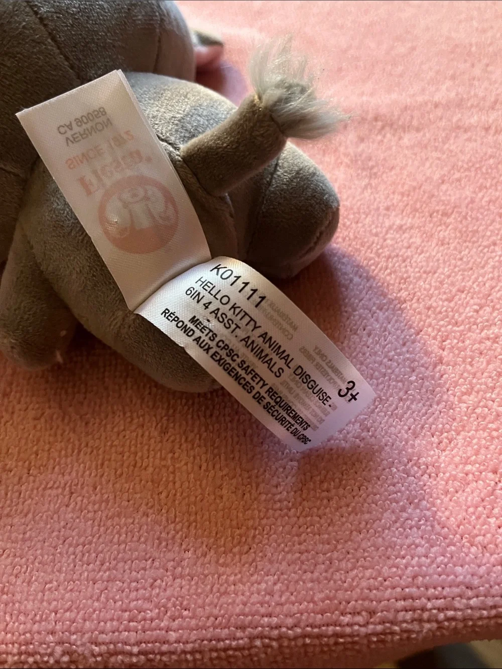 Hello Kitty Elephant Disguise Plush